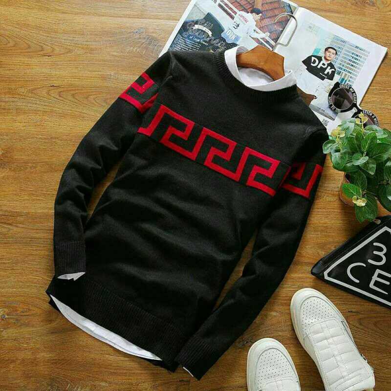 Jual Sweater Pia Murah Rajut Pria Labirin Tribal Online Desember 2020 Blibli