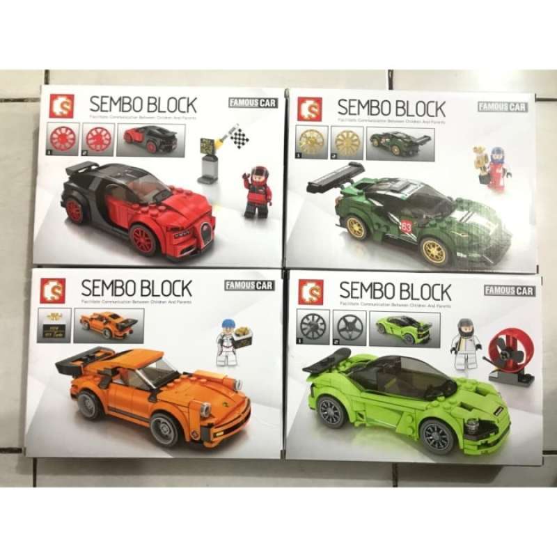 Lego sembo sales block famous car