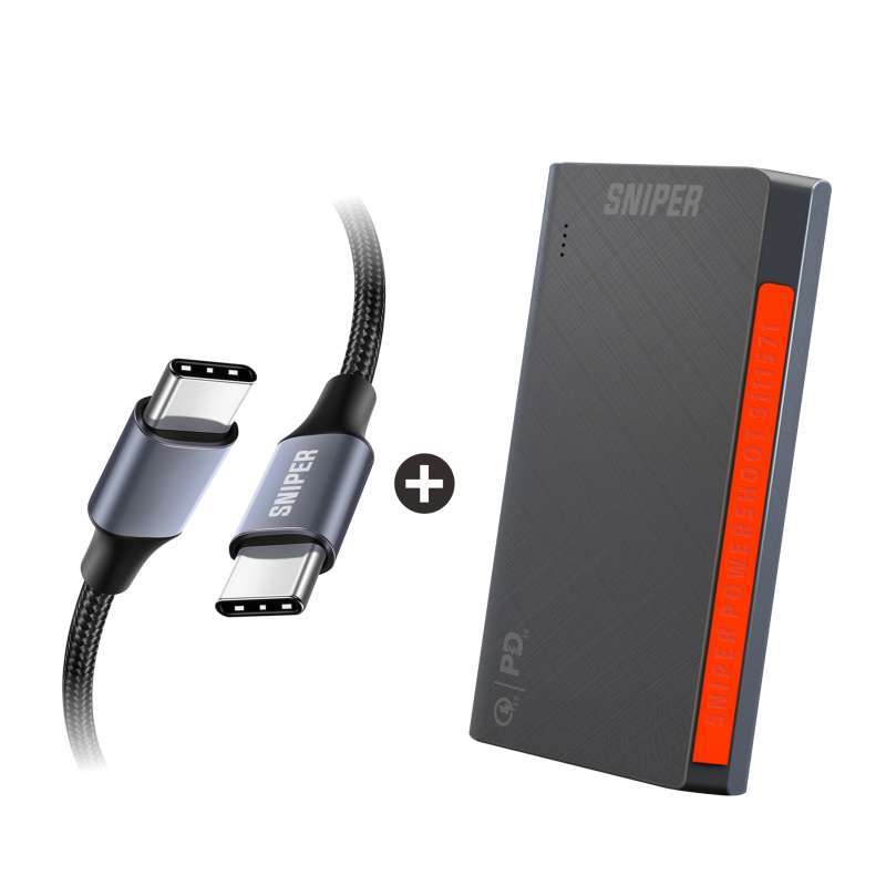 Jual Power Bank Sniper Powershoot S111571 20000mah Cable C To C Online Februari 2021 Blibli