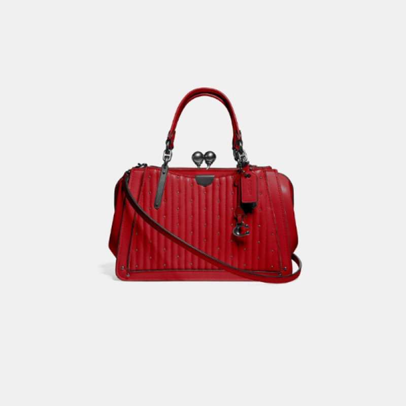 Jual Tas COACH Coach Kisslock Dreamer 21 Red A di Seller Cedric