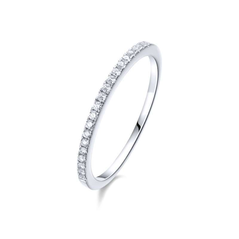 Jual Adelle Jewellery Eternity Diamond Ring Adr1807010b Cincin Berlian Wanita White Gold Preorder 35 Hari Online Januari 2021 Blibli