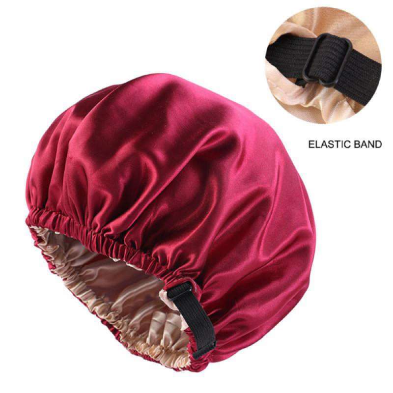 Promo Adjustable Satin Silk Bonnet 