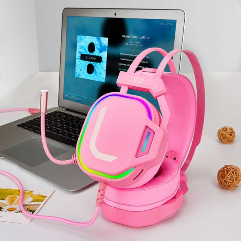 Over Ear PC Gaming Headset Headphone 