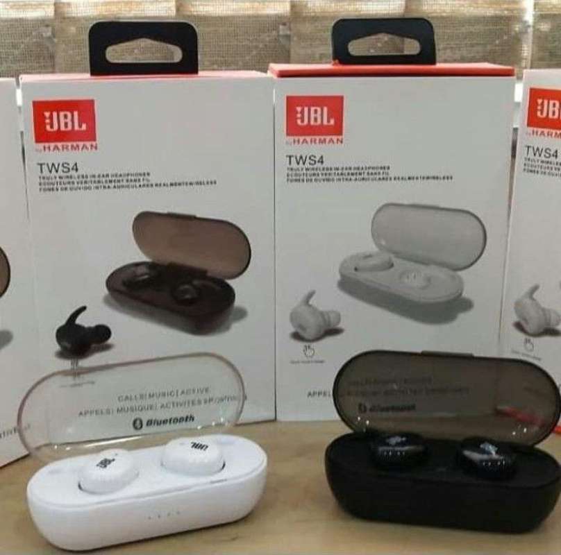 Jual JBL TWS 4 V5.0 Earphone Bluetooth 