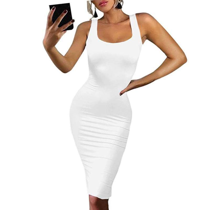 Promo Bluelans Women Sexy Solid Color 