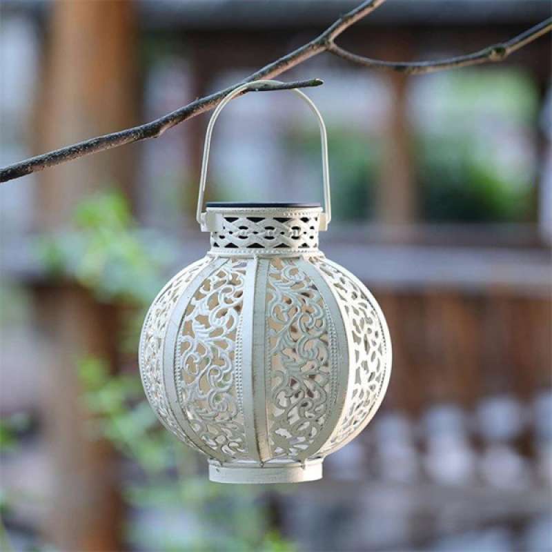 Jual Solar Lantern Outdoor Hanging Lanterns Lighting Solar Powered Ip65 Outdoor Decor Online April 2021 Blibli