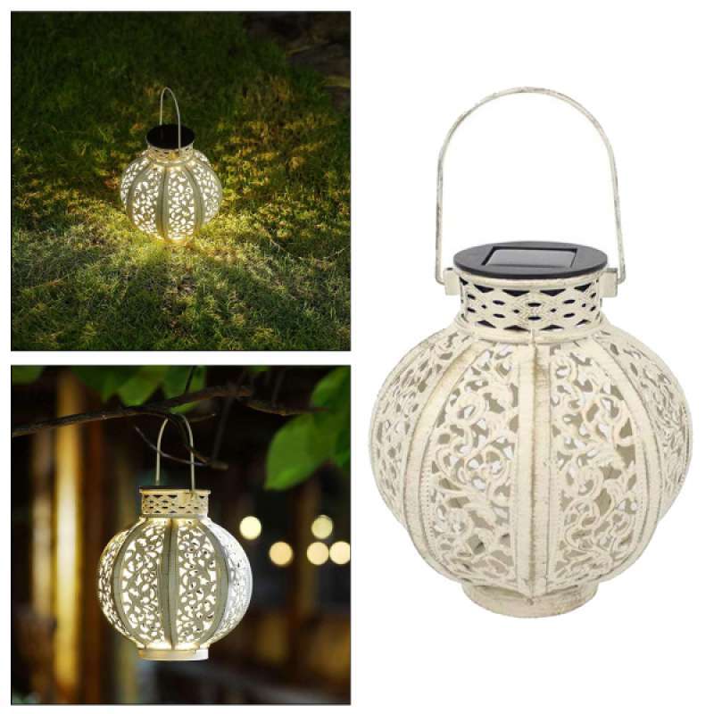 Jual Solar Lantern Outdoor Hanging Lanterns Lighting Solar Powered Ip65 Outdoor Decor Online April 2021 Blibli