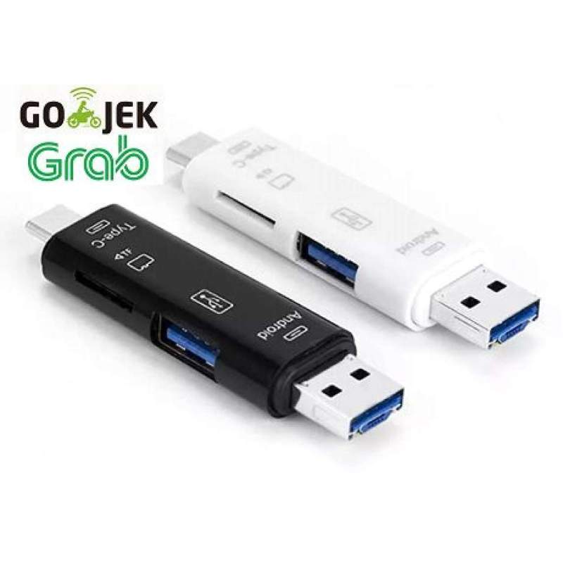 smart card reader otg 3 in 1 micro usb type c android sd card usb 3 0 hot