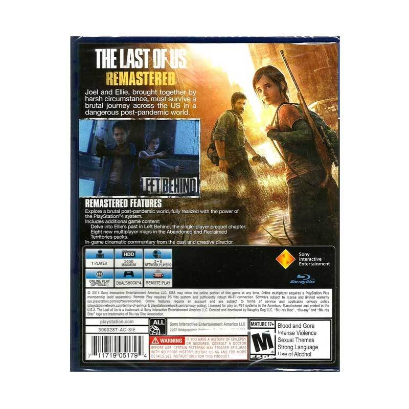 the last of us remastered ps store
