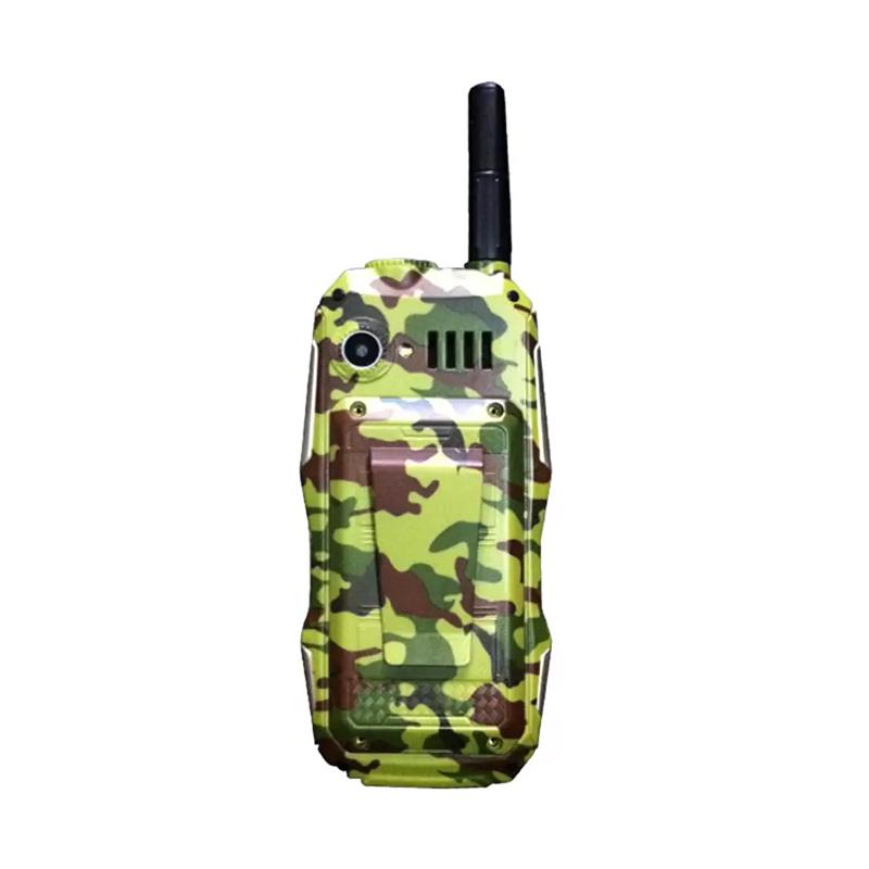 Brandcode B81 ARMY Handphone - Hijau [Dual SIM/10000 mAh]