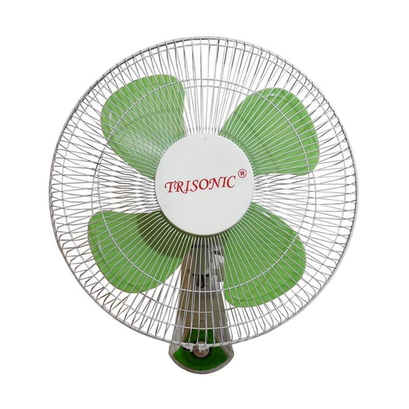 Jual Trisonic Wall Fan 1607 Kipas Angin Hijau 16 Inch Hijau