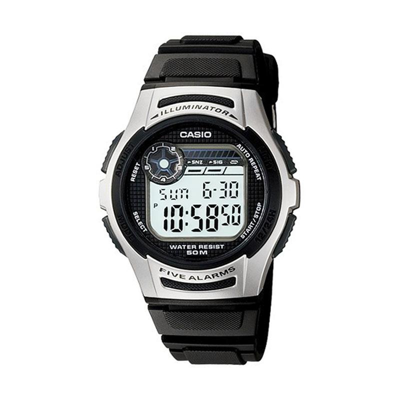 CASIO Illuminator W-213-1AVDF Jam Tangan Pria - Hitam