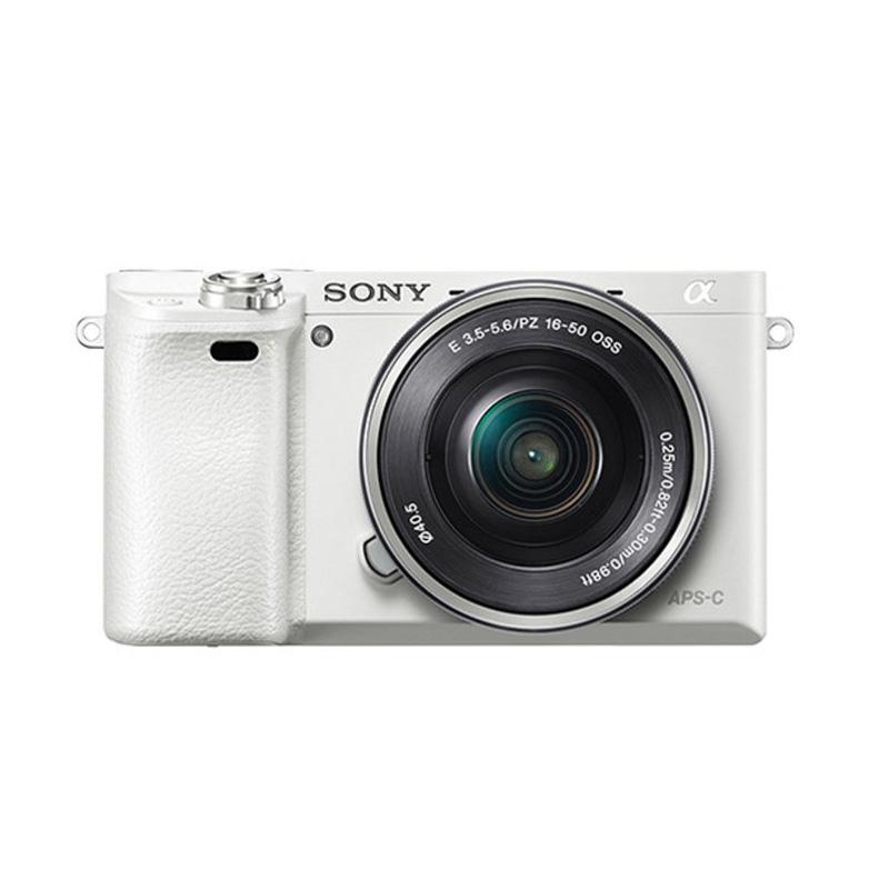 SONY ILCE A6000-L Kit 16-50mm Kamera Mirrrorless - White