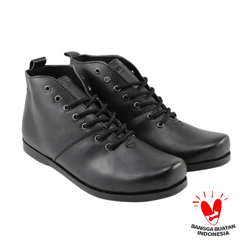 Dondhicero Brodo Sepatu Boots Pria - Black