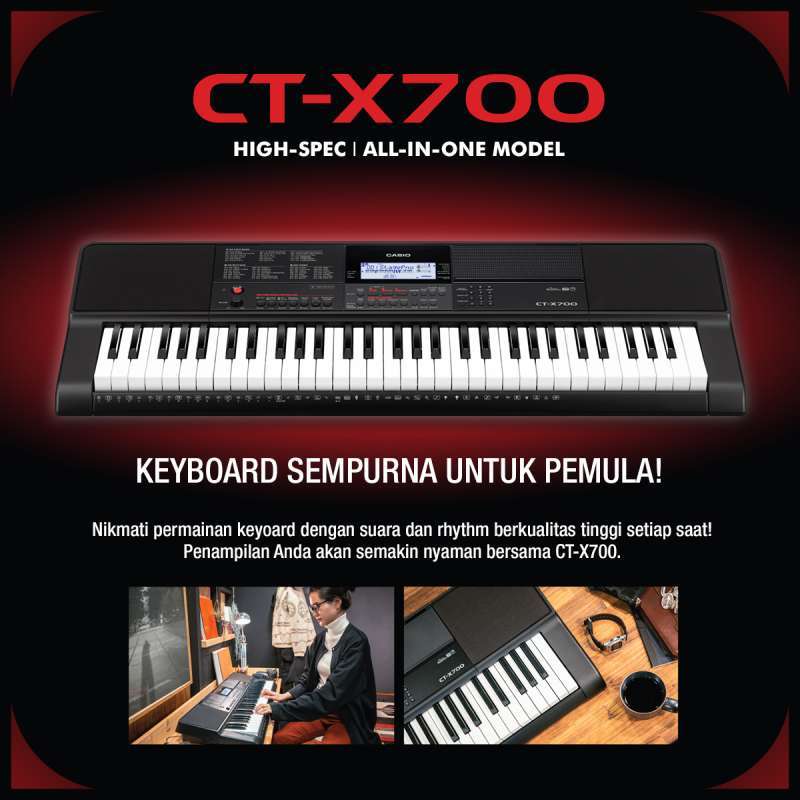 Casio best sale ctx700 pedal