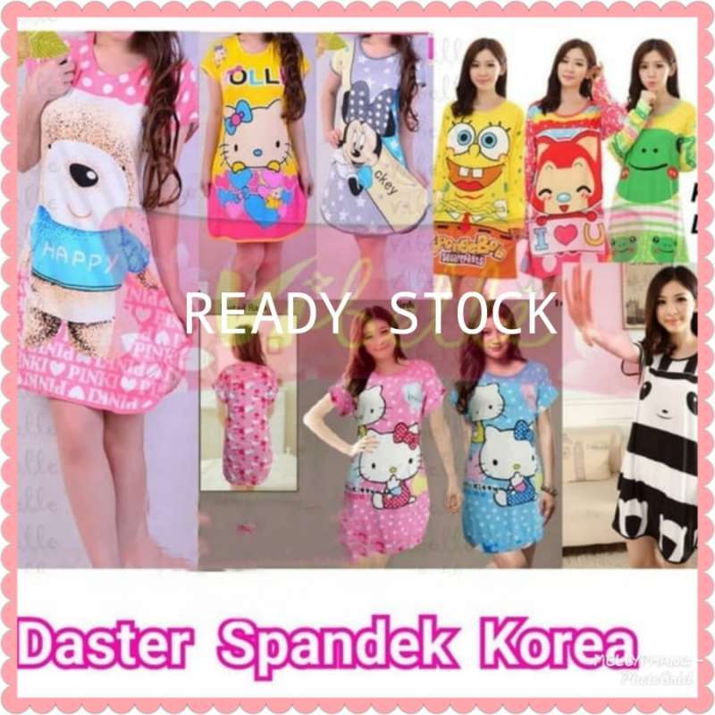 Jual Daster Dewasa Spandex Korea Karakter Baju Tidur Wanita Murah Mei 2021 Blibli