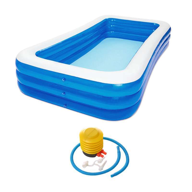 Jual 60 42 Inflatable Swimming Pool Paddling Pools Foot Air Pump For Kid Home Terbaru Juli 2021 Blibli