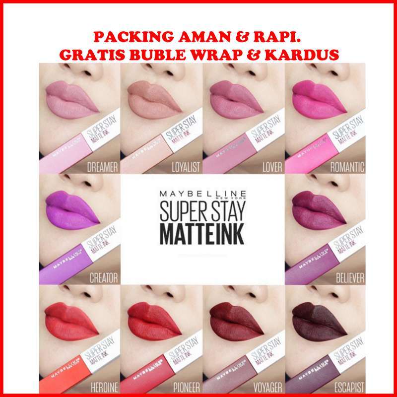 Warna lipstik maybelline dan nomornya