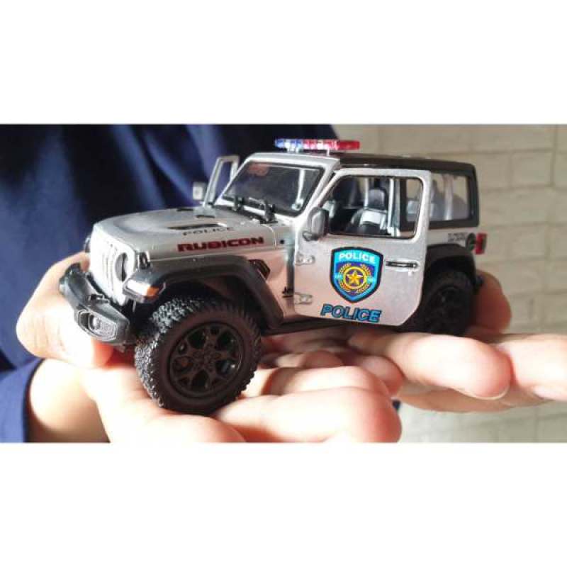 Diecast Miniatur mobil Jeep Wrangler 