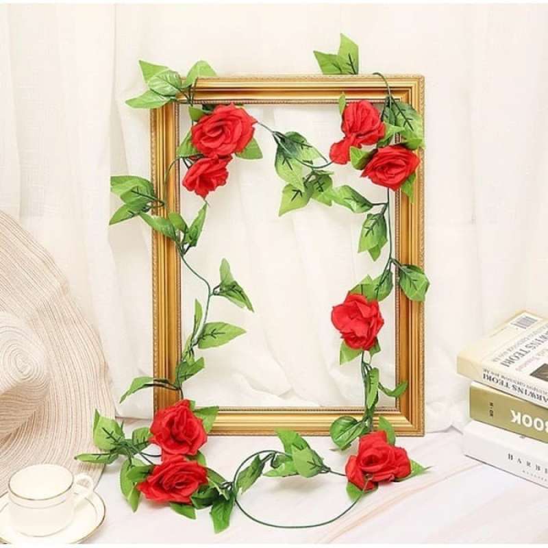 Jual Bunga Mawar Rambat Artificial Home Decor Hiasan Dinding Dekorasi Rumah Terbaru Juni 2021 Blibli