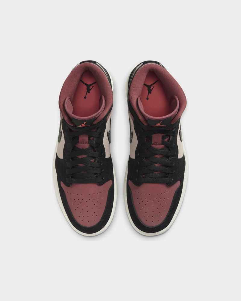 Jual NIKE AJ1 Mid Burgundy Dusty Pink 