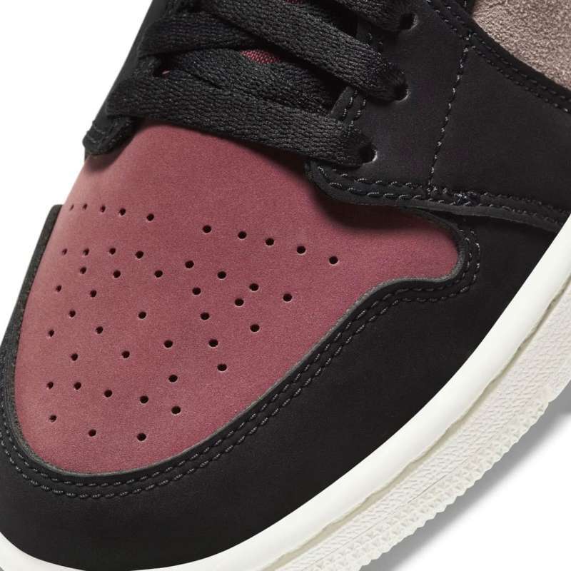 Jual NIKE AJ1 Mid Burgundy Dusty Pink 