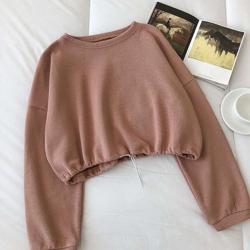 sweater crop oversize