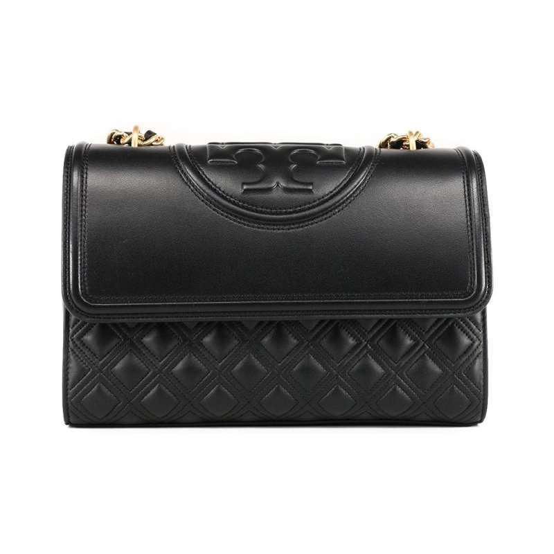 Tory Burch Fleming Medium Convertible Shoulder Bag Black