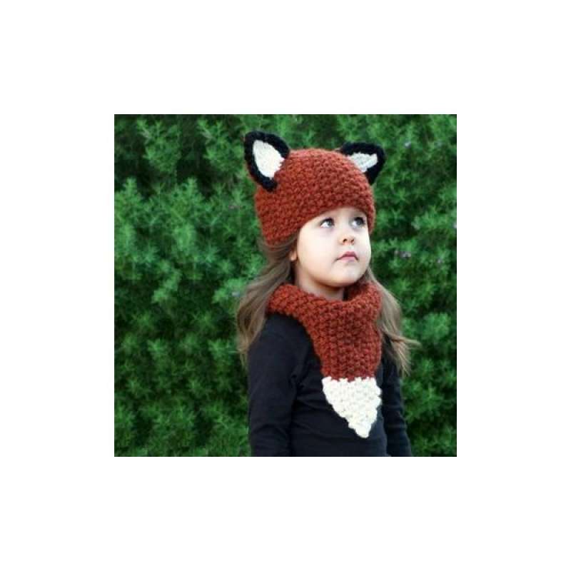 Promo Crochet squirrel hat wool cap 