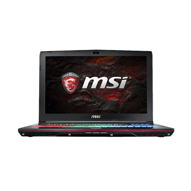 MSI GE62VR-7RE Gaming Laptop - Hitam [Intel Core i7-7700HQ/8 GB/128 GB SSD + 1 TB/Win 10 Home/15.6 Inch]