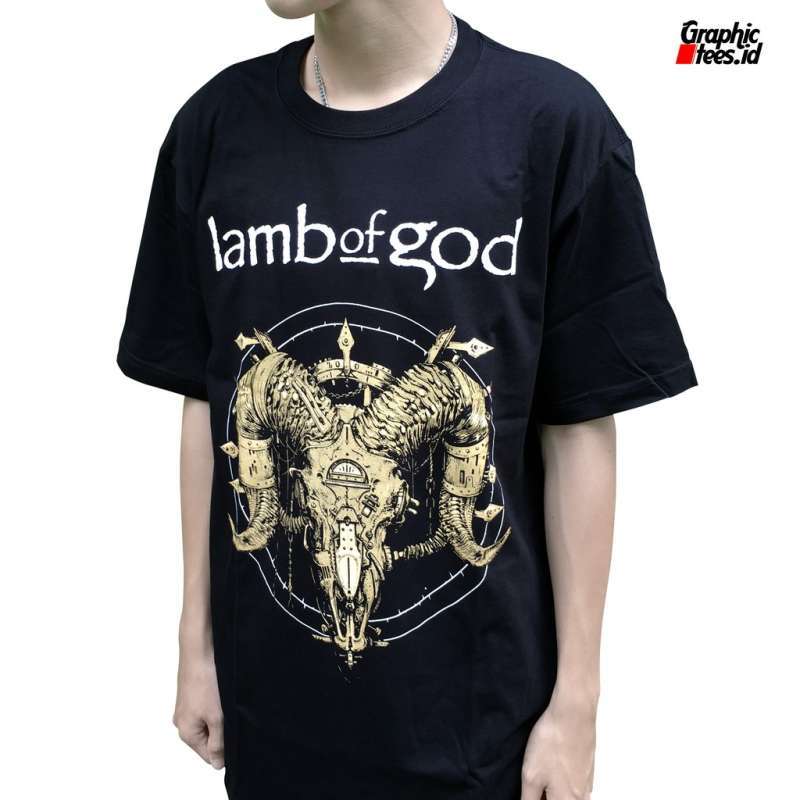 Jual KAOS BAND LAMB OF GOD BAJU MUSIK METAL LAMBOFGOD LEMB ...