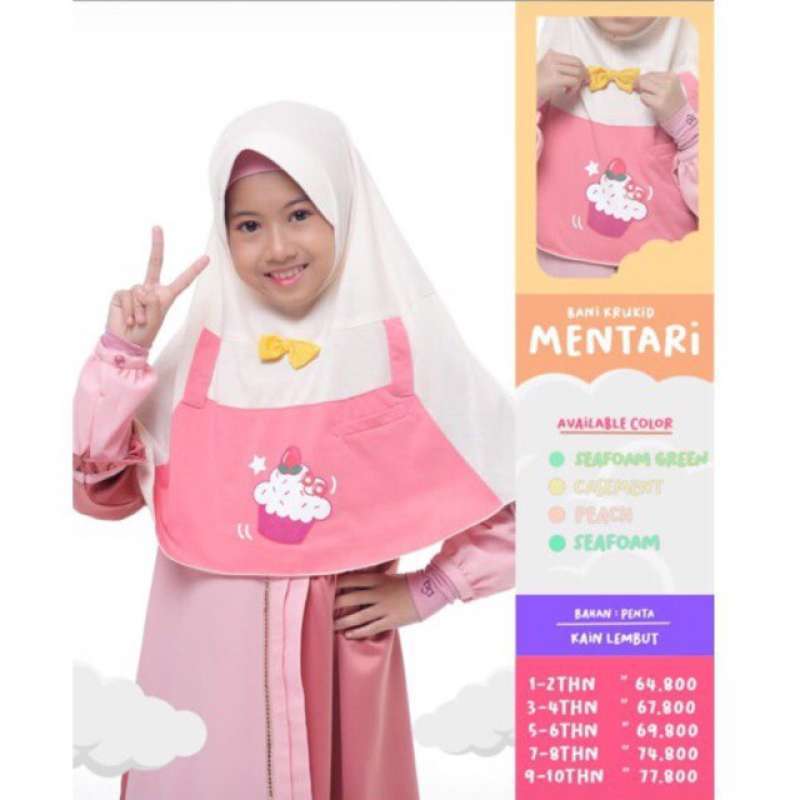 Jual Kerudung Jilbab Hijab Anak Original Rabbani Bani Krukid Mentari Ori By Bani Batuta Murah Juni 2021 Blibli