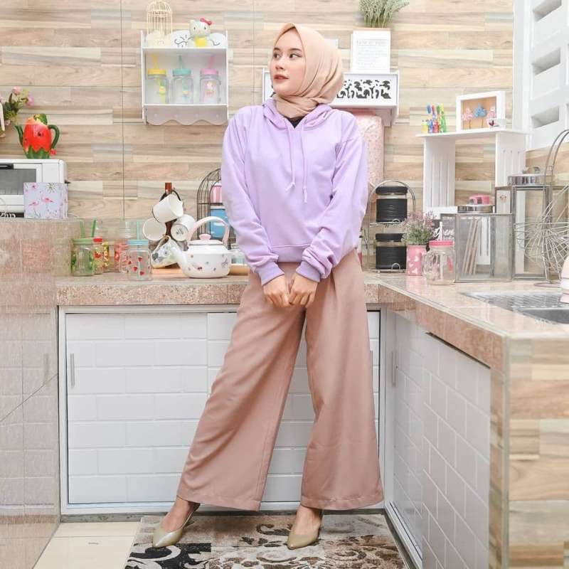 Jual Sweater Jaket Hoodie Crop Wanita 