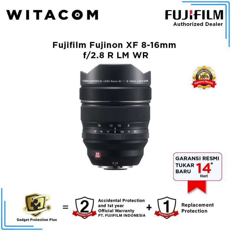 Jual Fujifilm XF 8-16mm f-2.8 R LM WR XF8-16MM F2.8 R LM WR Lensa Kamera  WITACOM di Seller Witacom Official Store Witacom Orion Dusit Mangga Dua  Lt. No.