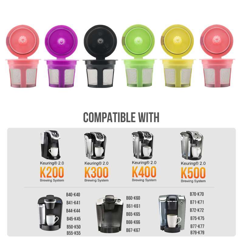 K Cup Coffee Pod Filters for Keurig 1.0 