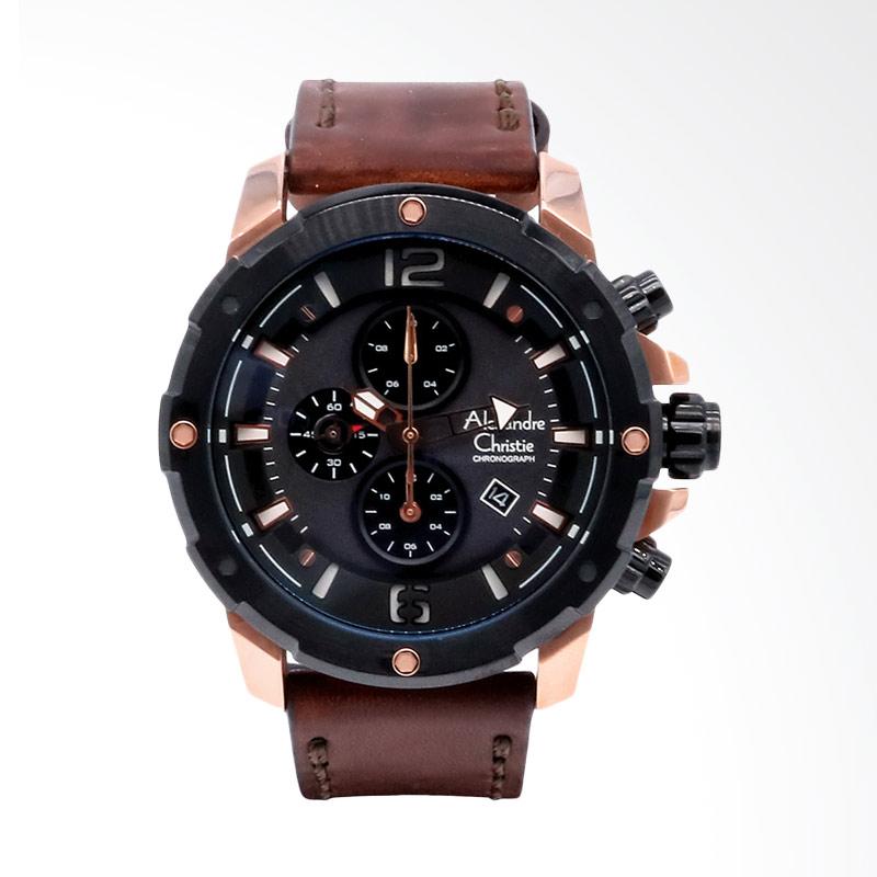 Jual Alexandre Christie Jam Tangan Pria Brown [ac 6410 Mc Lbrba