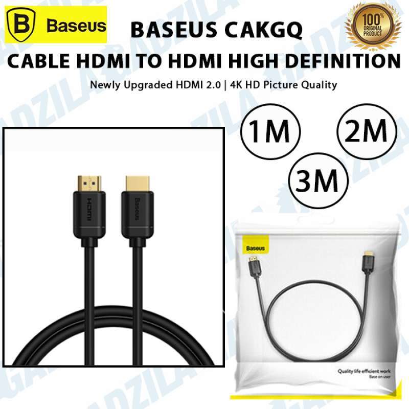 CABLE HDMI 3M 4K V2.0 BASEUS CAKGQ-C01, cable hdmi 3m 4k
