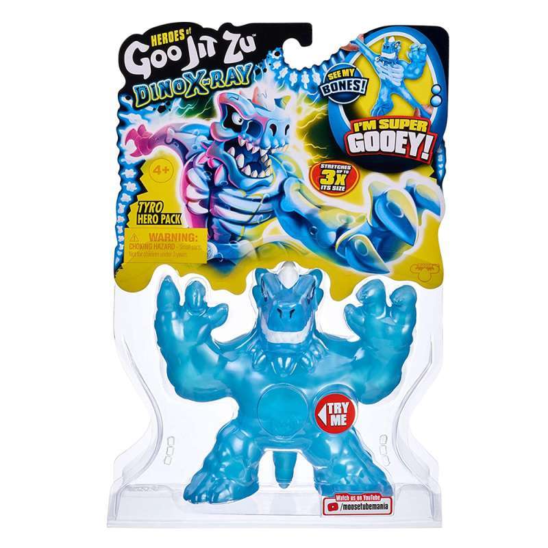 Heroes of Goo Jit Zu Dino X-Ray Hero Pack Action Figure Tritops The Triceratops 