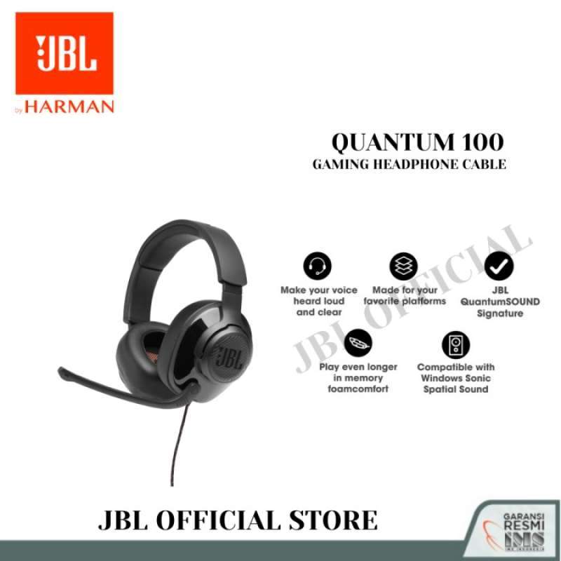 Promo JBL Quantum 100 Wired Over-Ear 