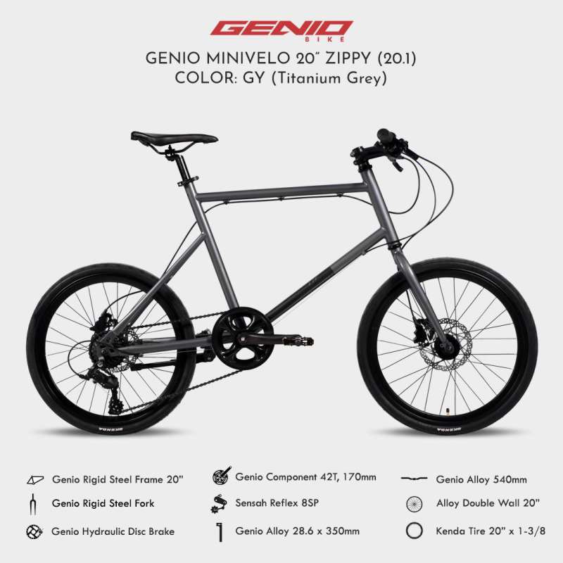 Jual All New Product dari united group 20 Minivelo Genio Zippy