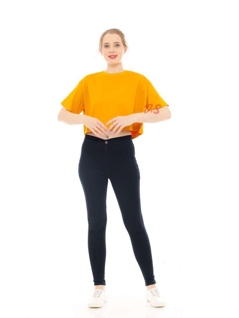 Promo KAOS CROP TEE OVERSIZED CROP TOP 