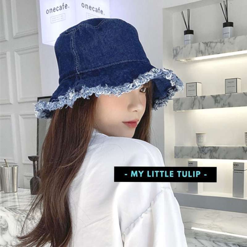 Topi Bucket Hat Jeans Cowok 