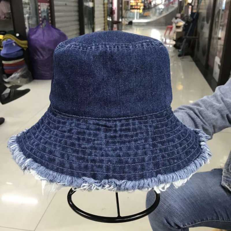 Topi Bucket Hat Jeans Cowok 