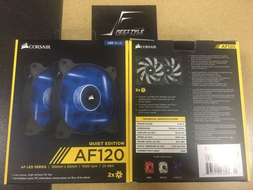 Promo Corsair Air Series AF120 LED Blue 