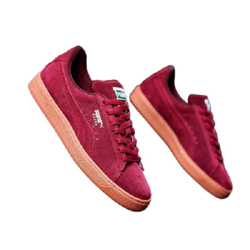 Maroon shop puma suede