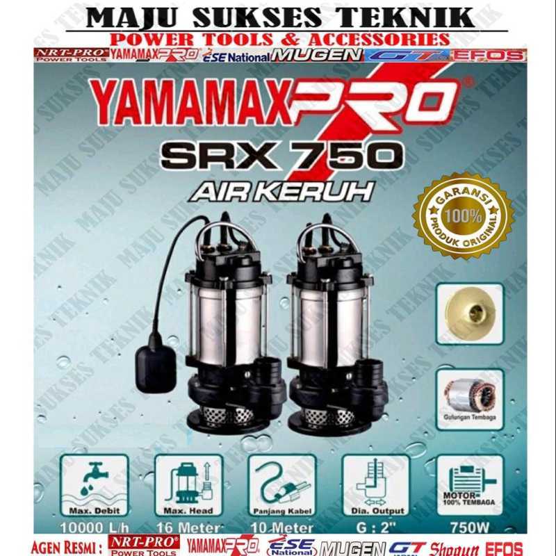 Jual YAMAMAX SRX 750 A Pompa Celup Air Kotor Keruh AUTO Submersible Pump di  Seller Maju Sukses Teknik - Dadap, Kab. Tangerang