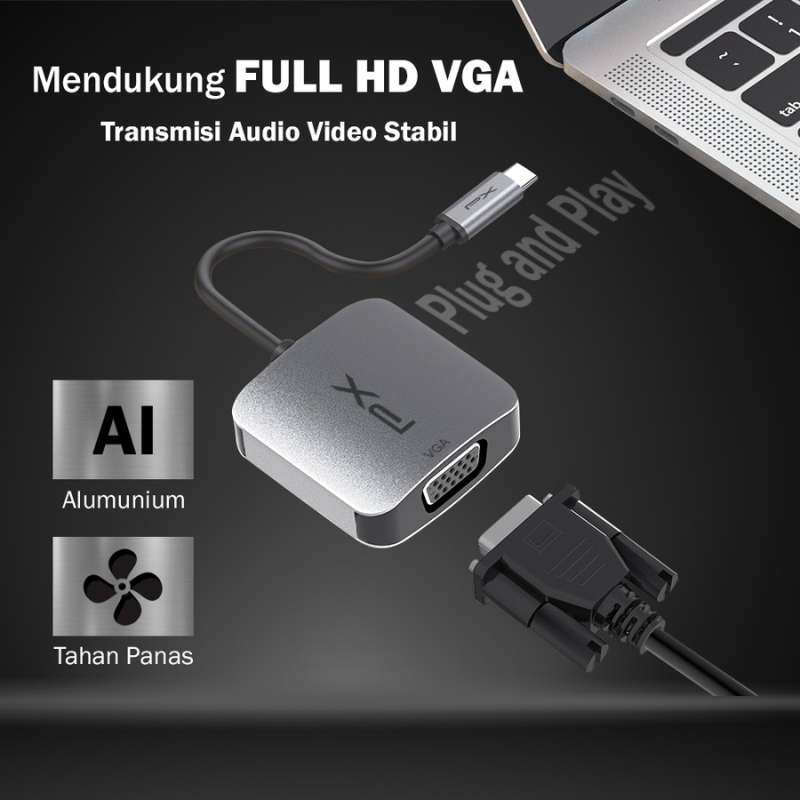 Promo Type C to VGA Converter Adapter 