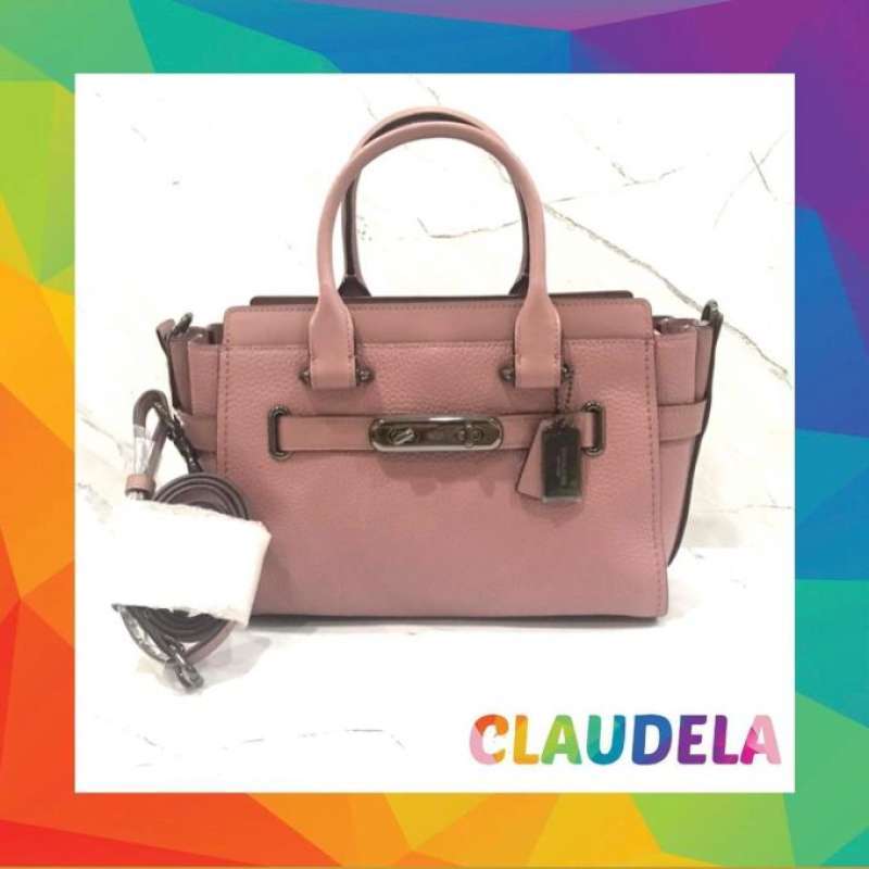 Jual COACH Swagger Medium 27 in Dusty Rose di Seller Claudela