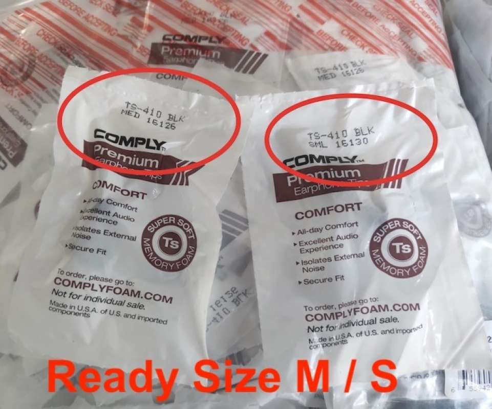 Original Comply TS410 Premium Earphone 