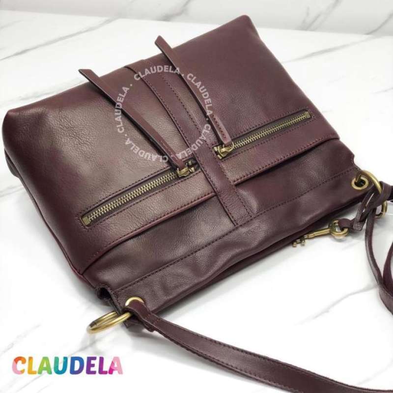 Jual FOSSIL Caitlyn Crossbody in Fig 